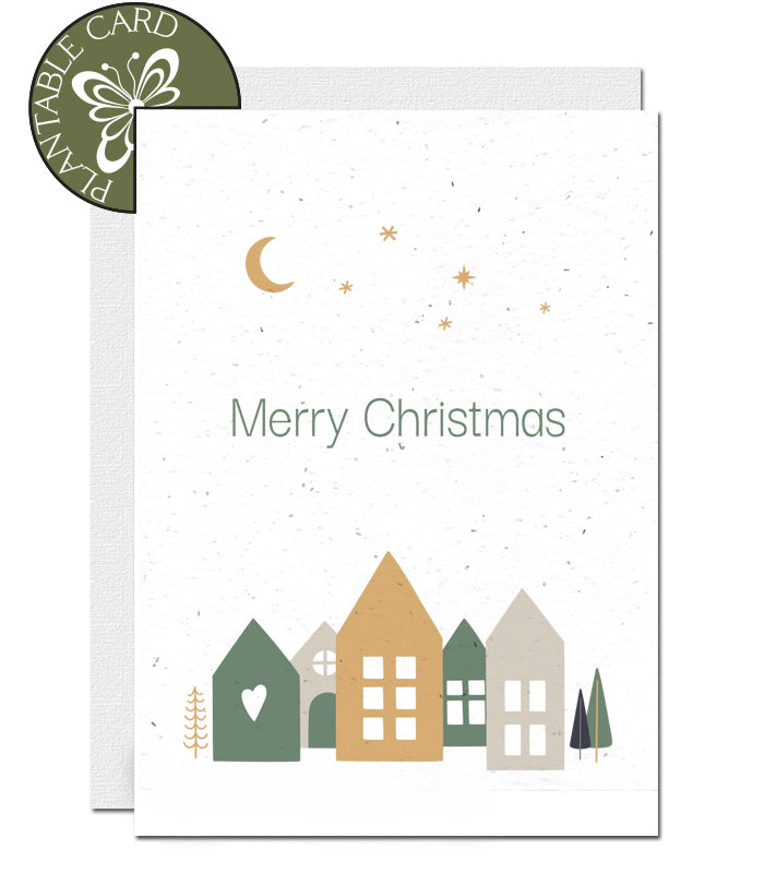 seed paper christmas card