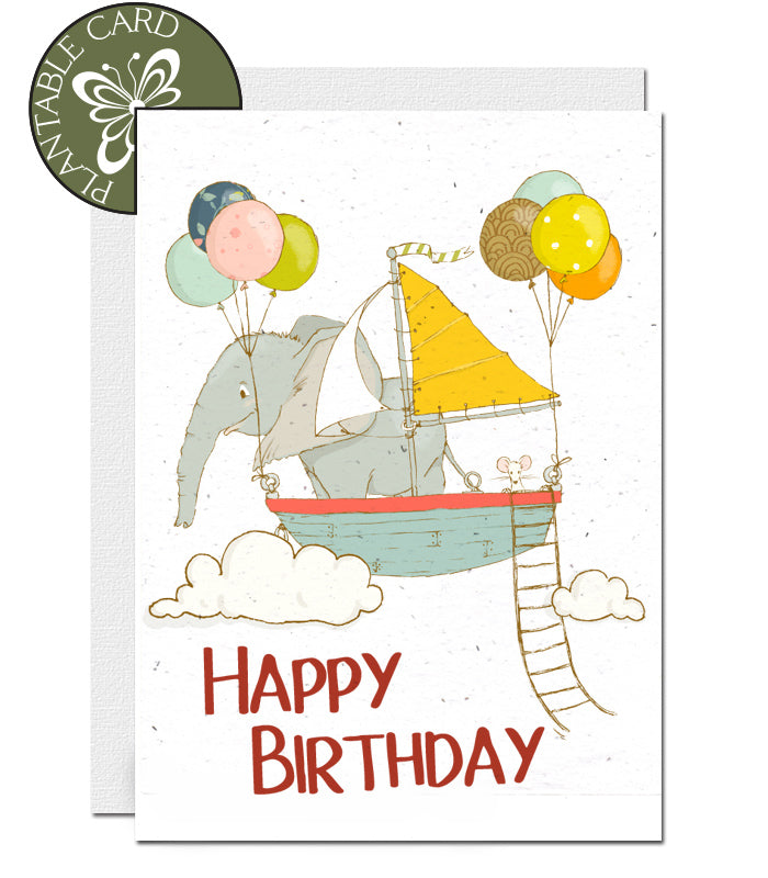 plantable card birthday child