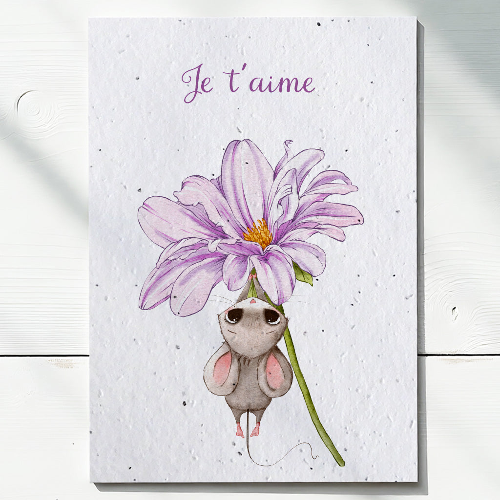 carte st valentin à planter 