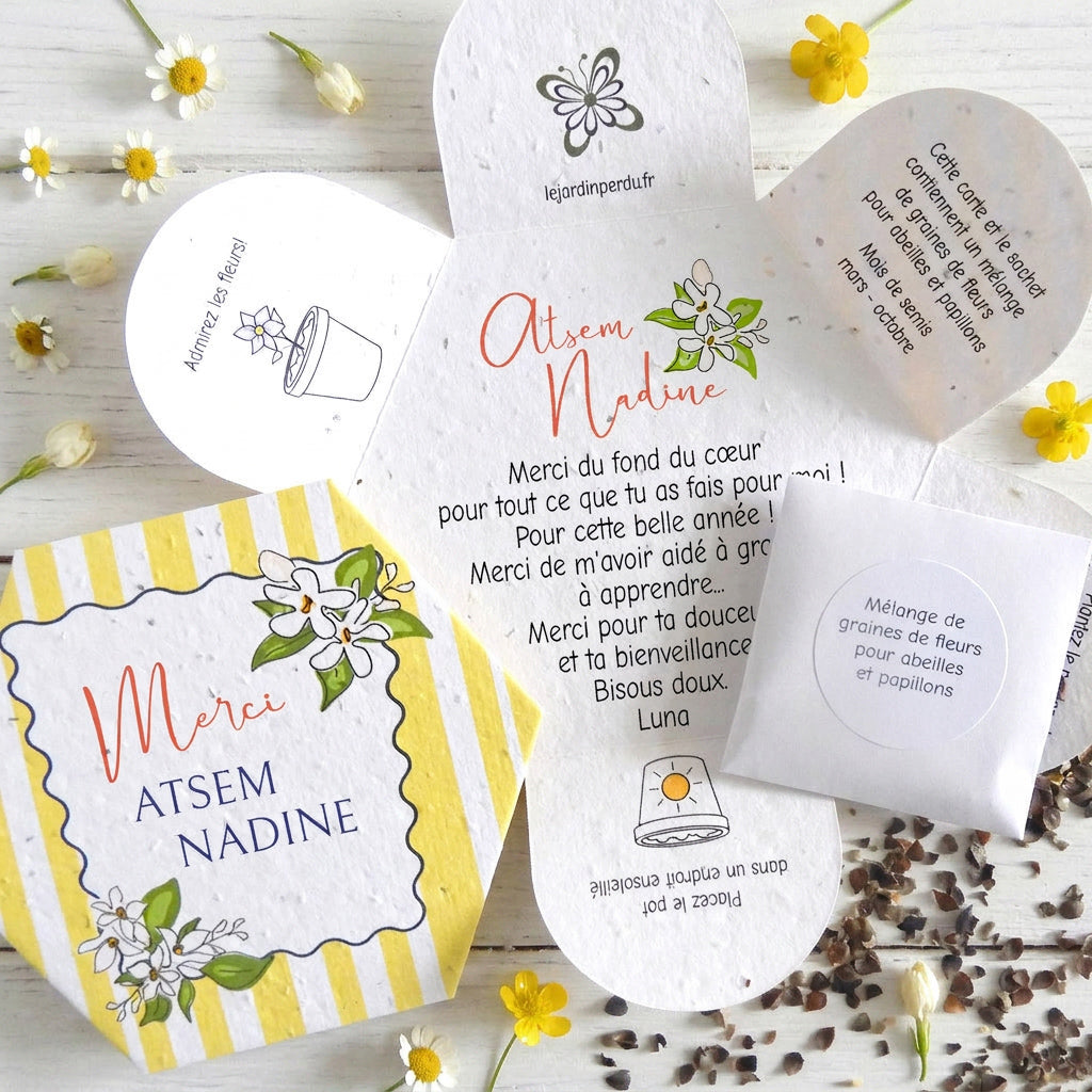 carte petale à planter Dolce Vita