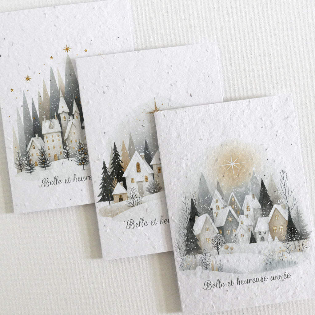 cartes à planter nouvel an