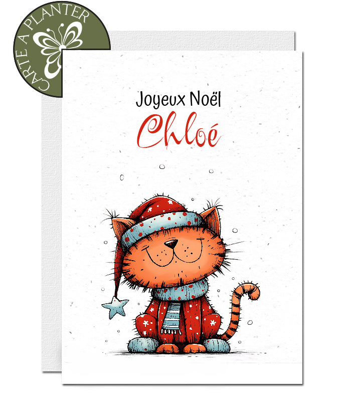 carte à planter Noël 