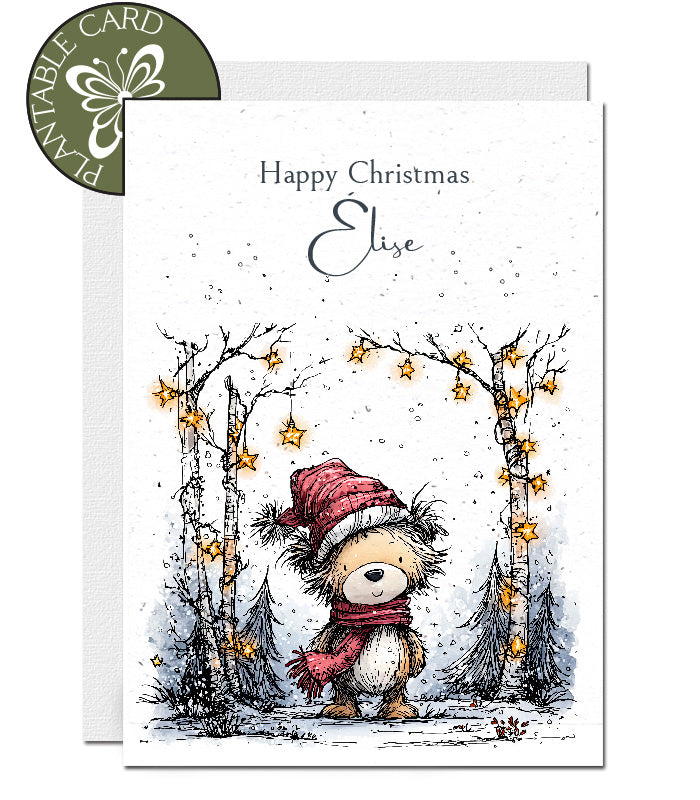 carte de Noël à planter