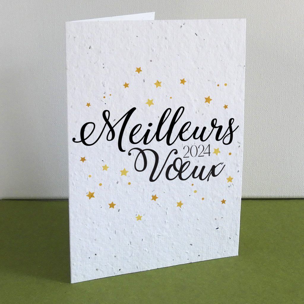 Carte de vœux ensemencée entreprise