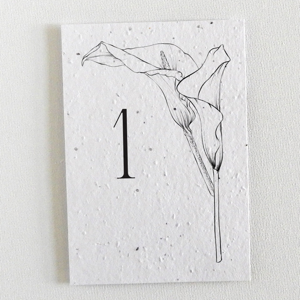 Mariage écologique papier ensemencé