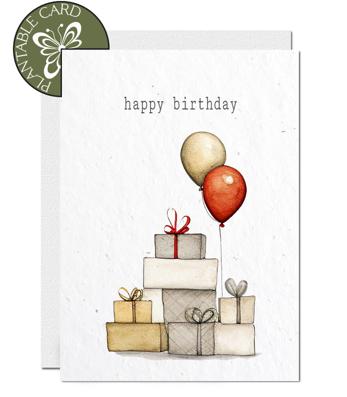 seed paper birthday card