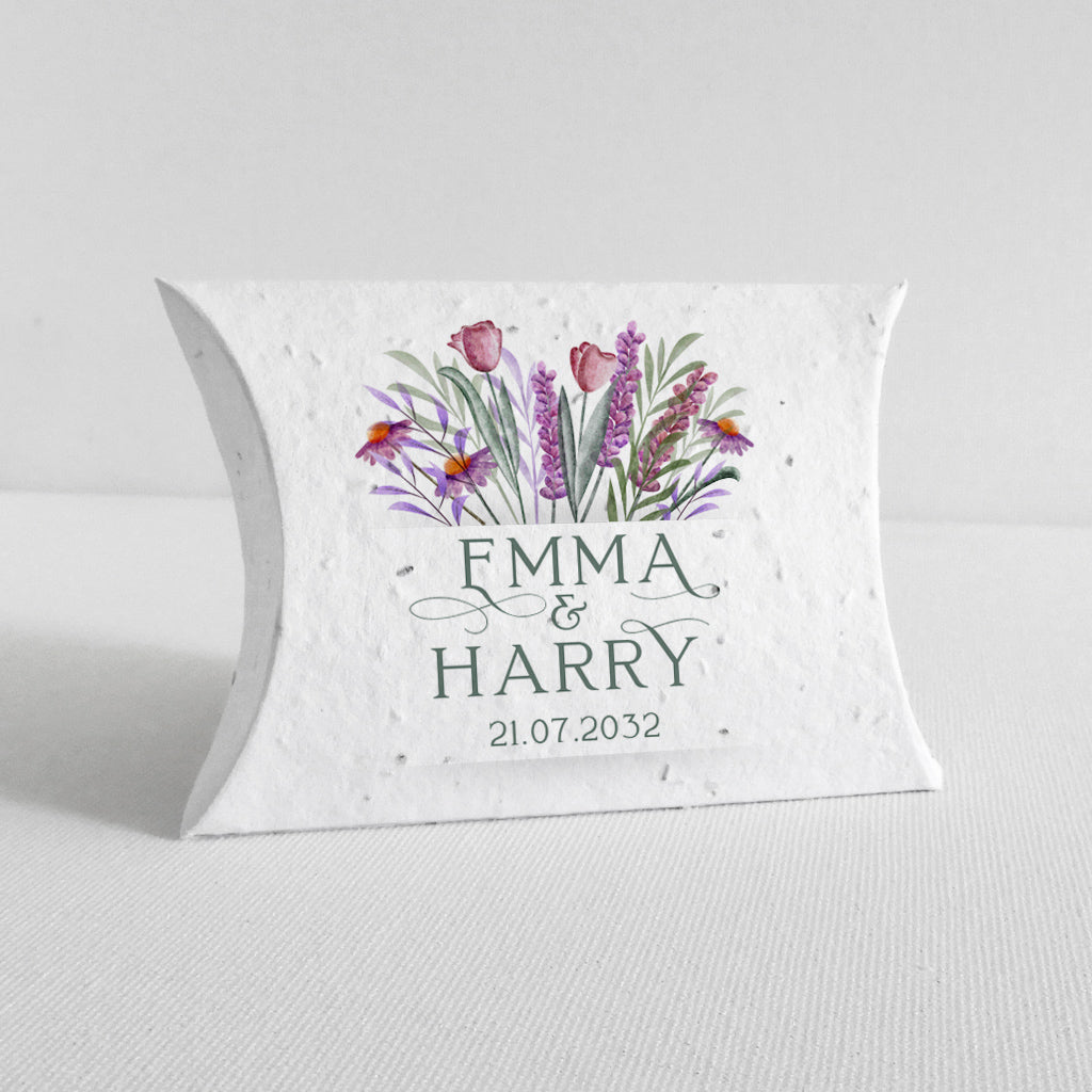 boîte dragée mariage à planter