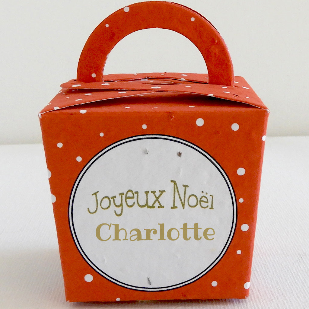 cadeau de Noël personnalisé à semer