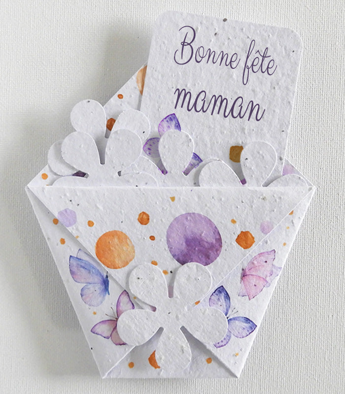 Plantable Flower Pocket - Butterflies