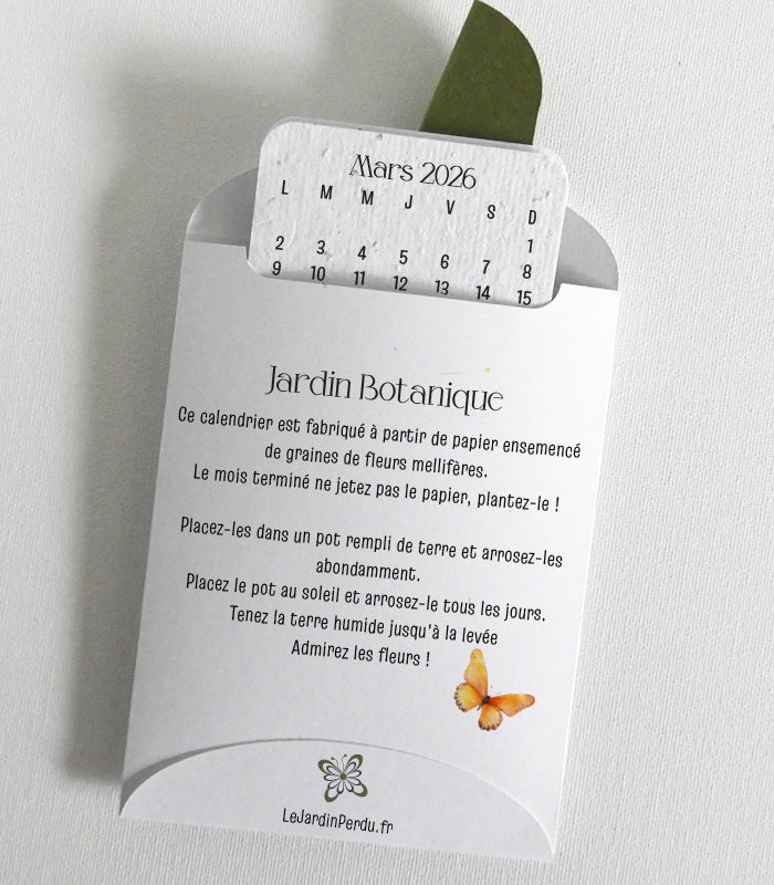 Plantable Grannies Day Calendar 2026 - 2027 - Jardin Botanique