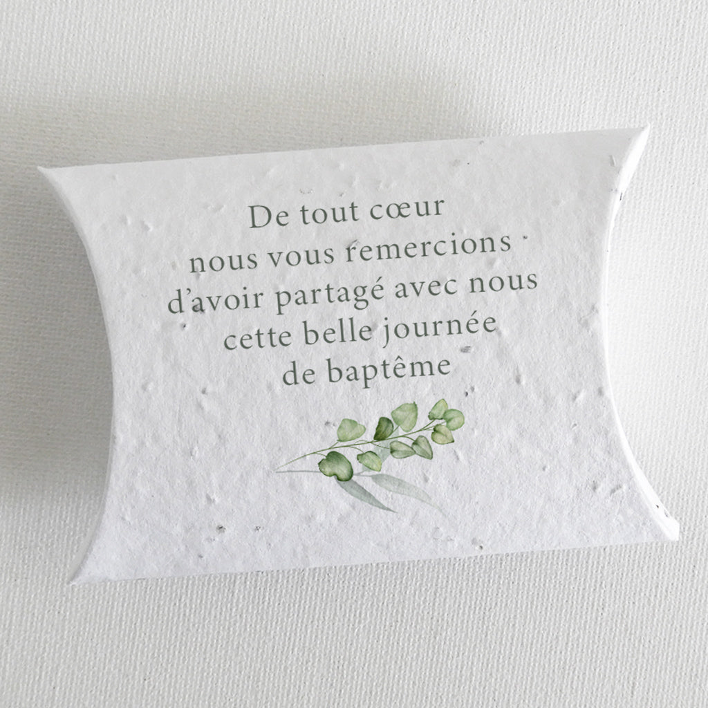 cadeau invité baptême à planter