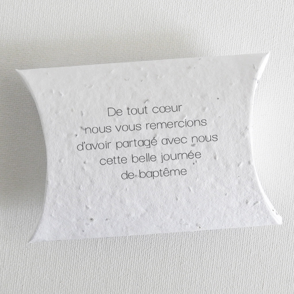 cadeau invité baptême écoresponsable