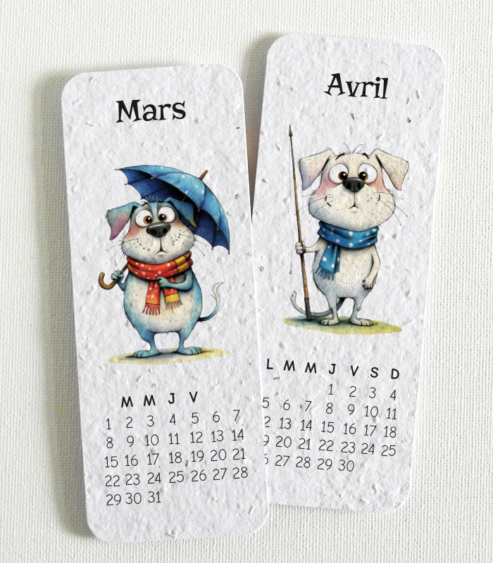 calendrier 2027 à planter