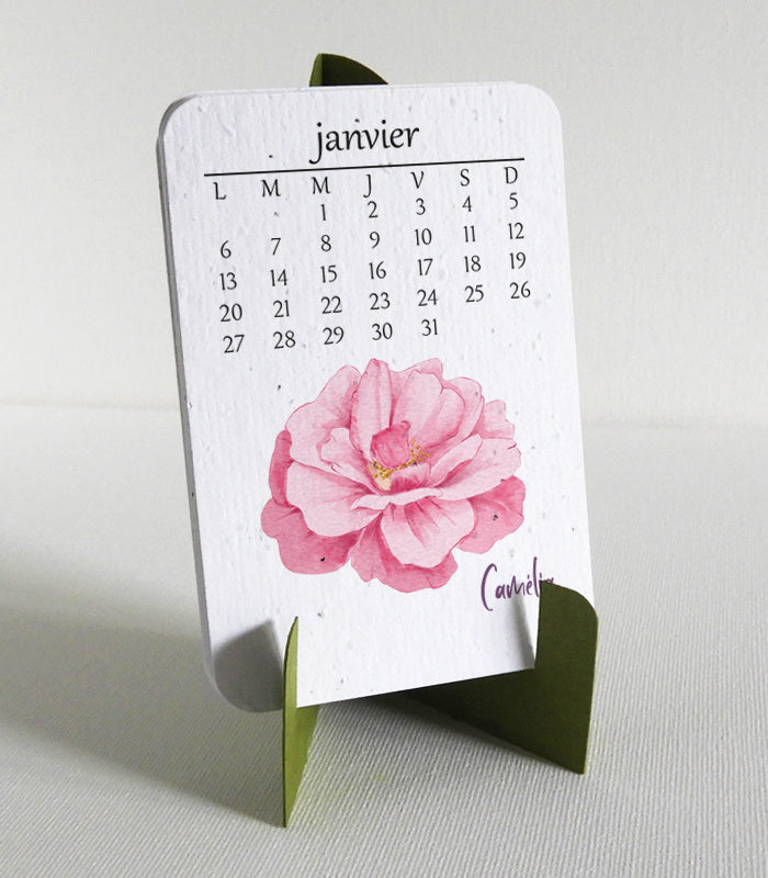 Calendrier à planter 2025 papier ensemencé