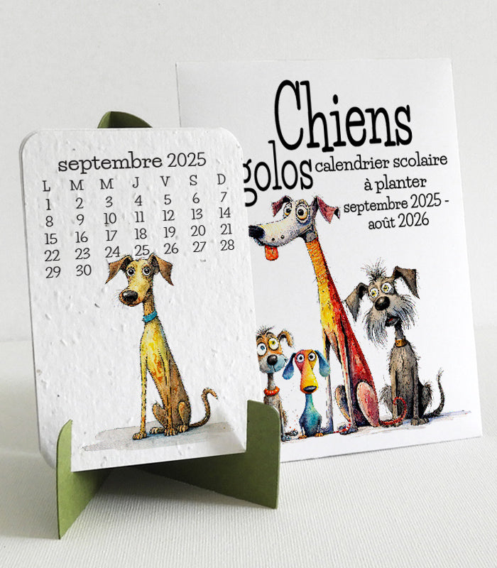 calendrier scolaire à planter cadeau fin d’année scolaire