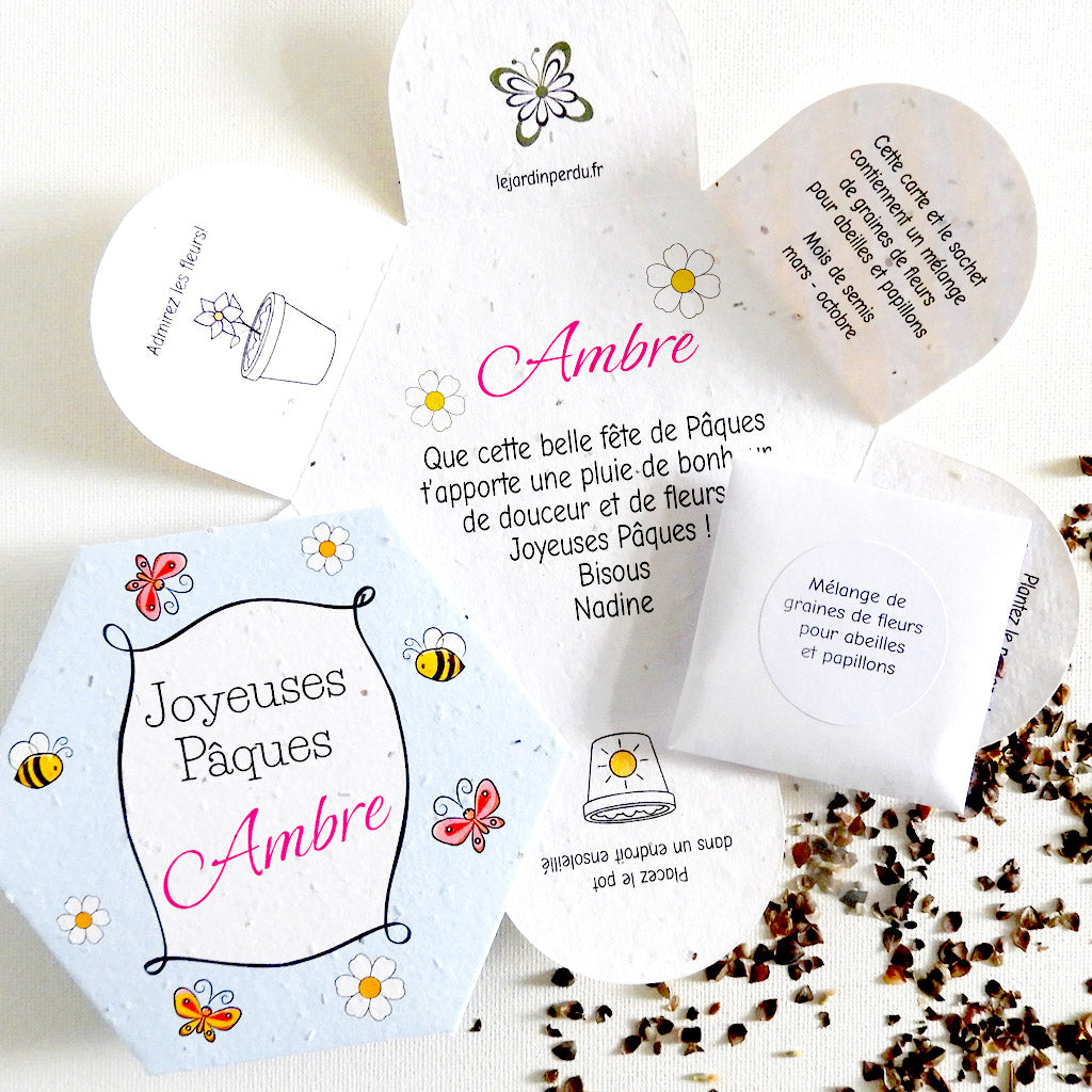 carte à planter Joyeuses Pâques