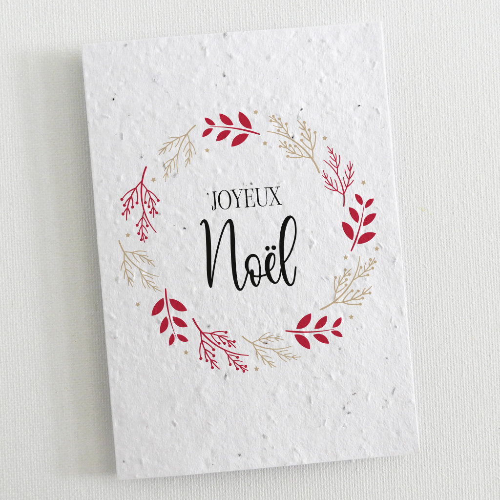 carte à planter noël