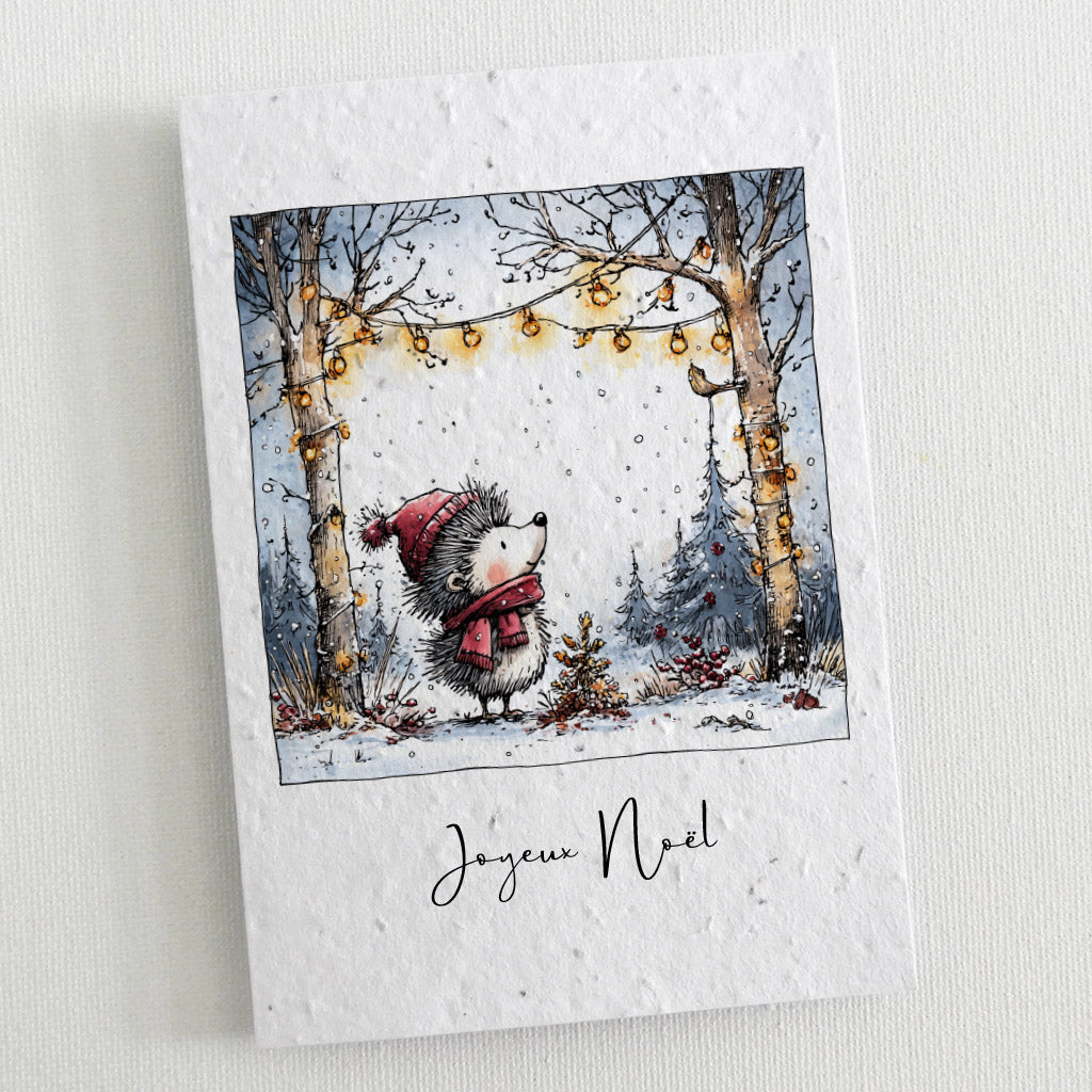 carte de Noël à planter 