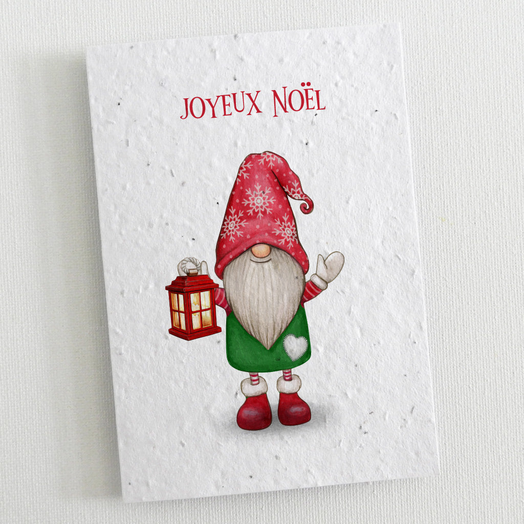 carte de noël à planter
