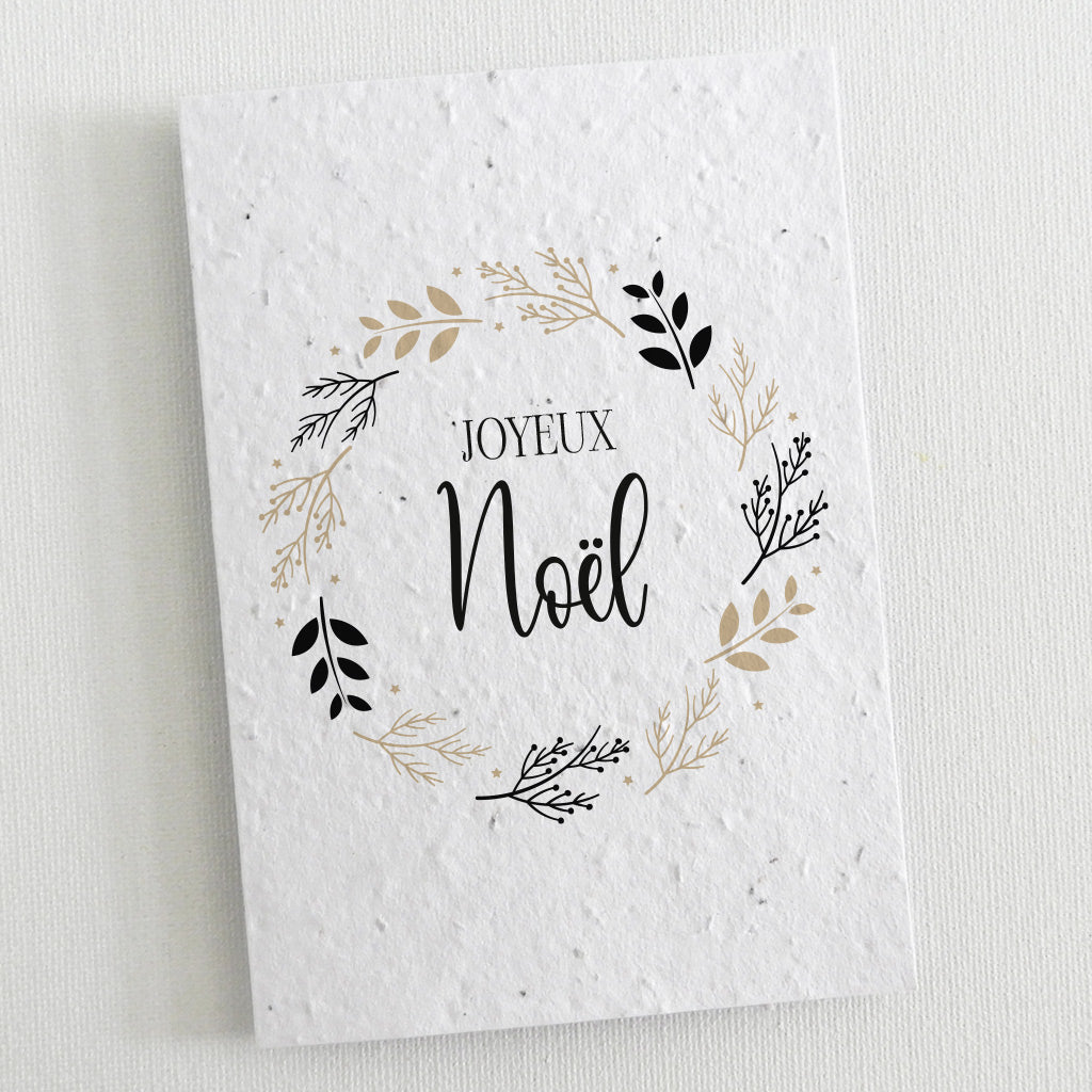cartes de noël à planter