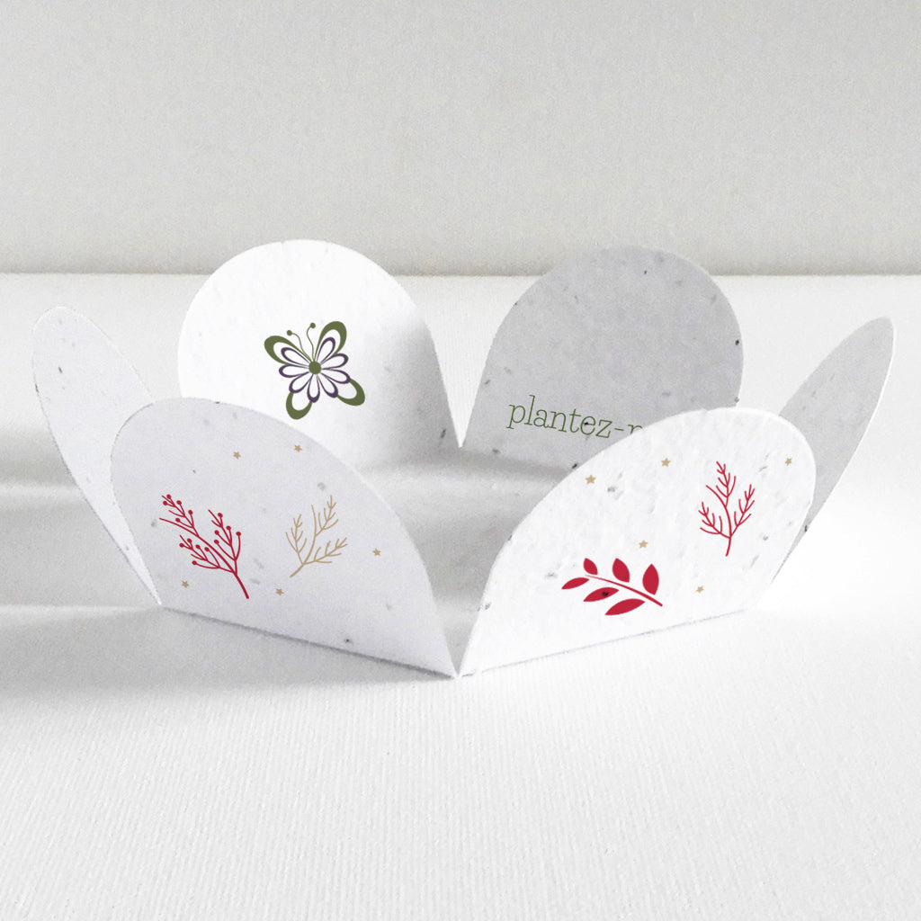 carte de Noël à planter