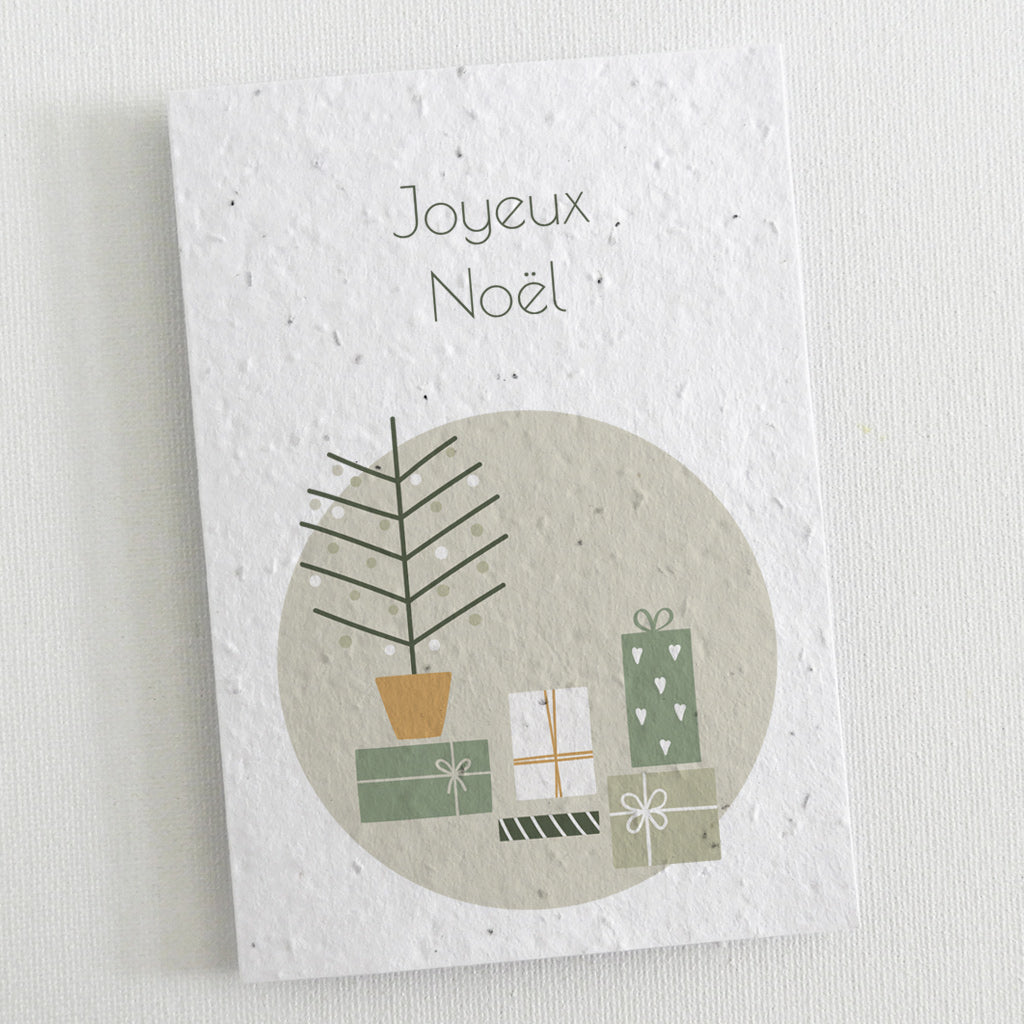 Carte de Noël à planter