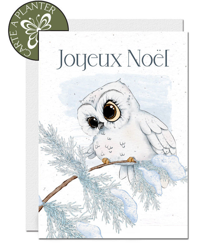 Carte ensemencée Noël