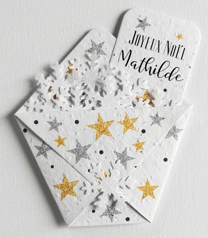 carte de noël personnalisée