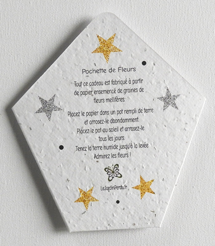 carte personnalisée à planter 