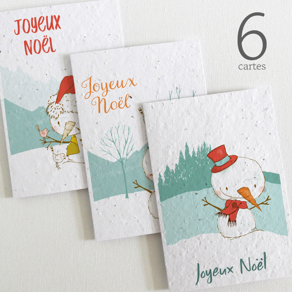 Cartes à planter Noël