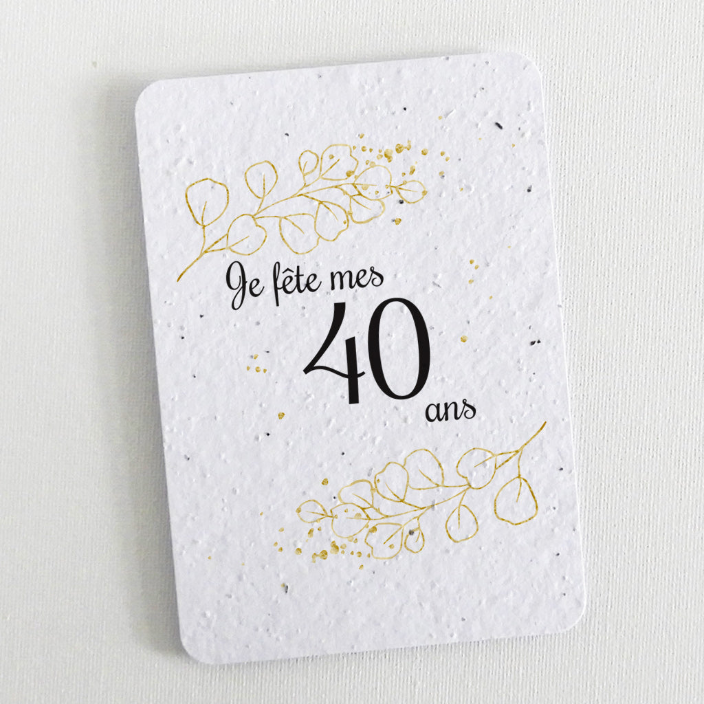 cartes d'invitation écologiques