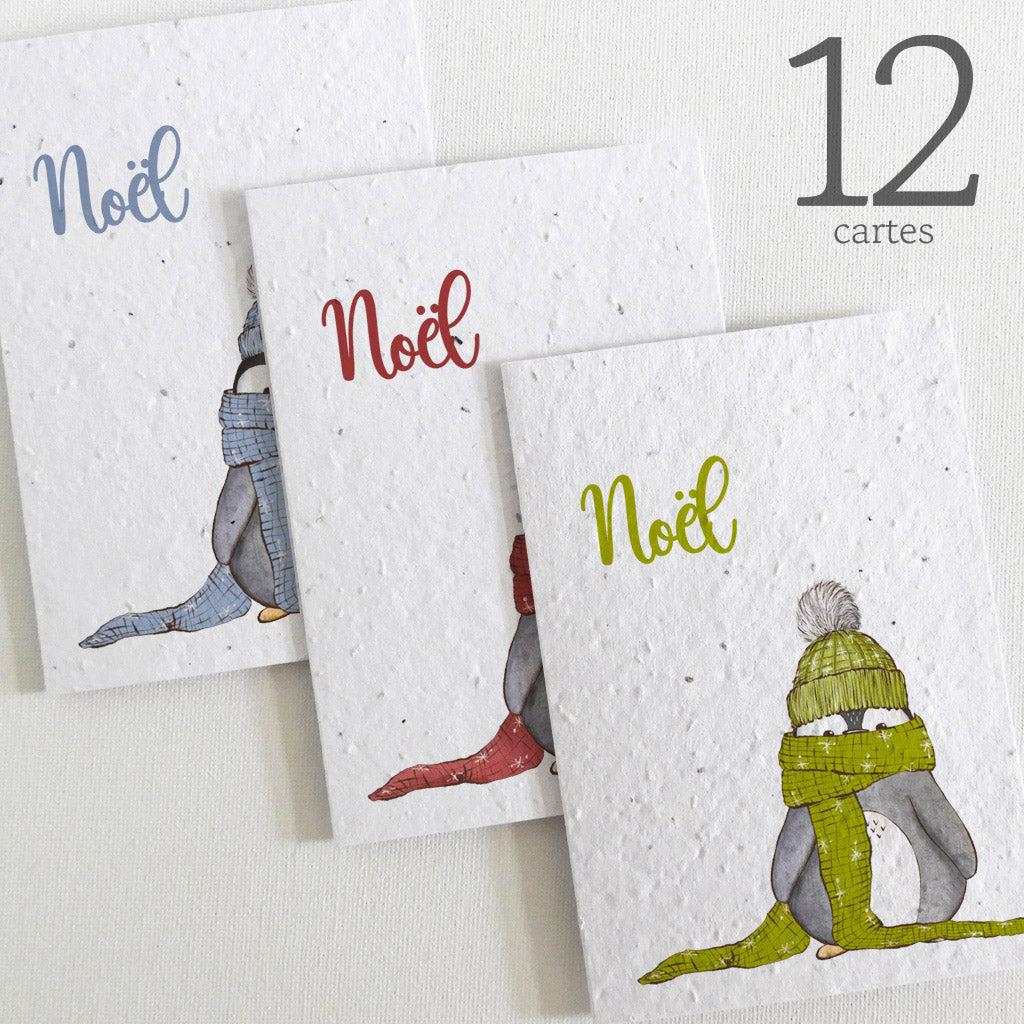 Cartes de Noël à planter