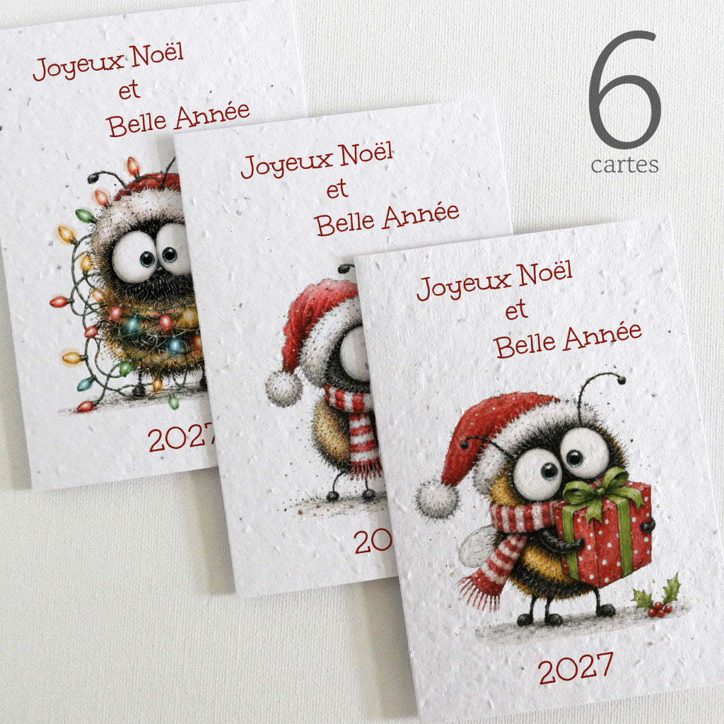 cartes de Noël à planter