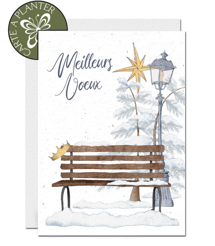 Carte à planter meilleurs vœux