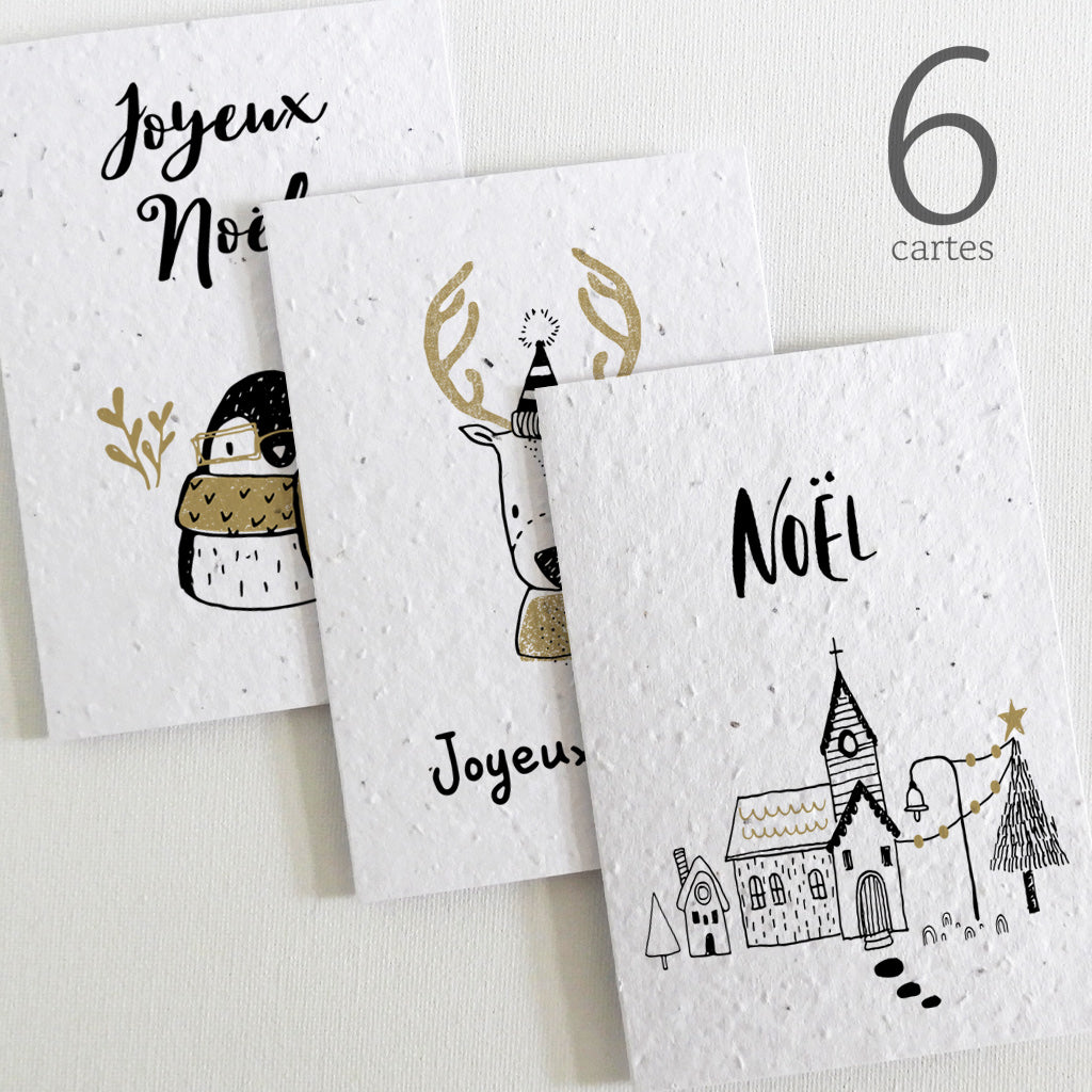 Cartes à planter Noël