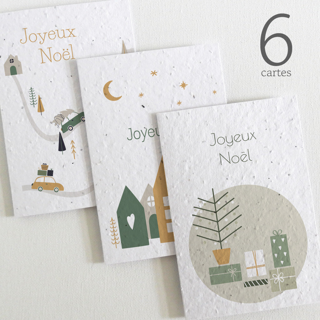 Carte de Noël à planter