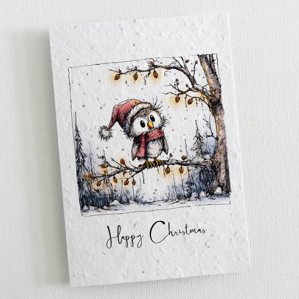 ecofriendly christmas card seed paper
