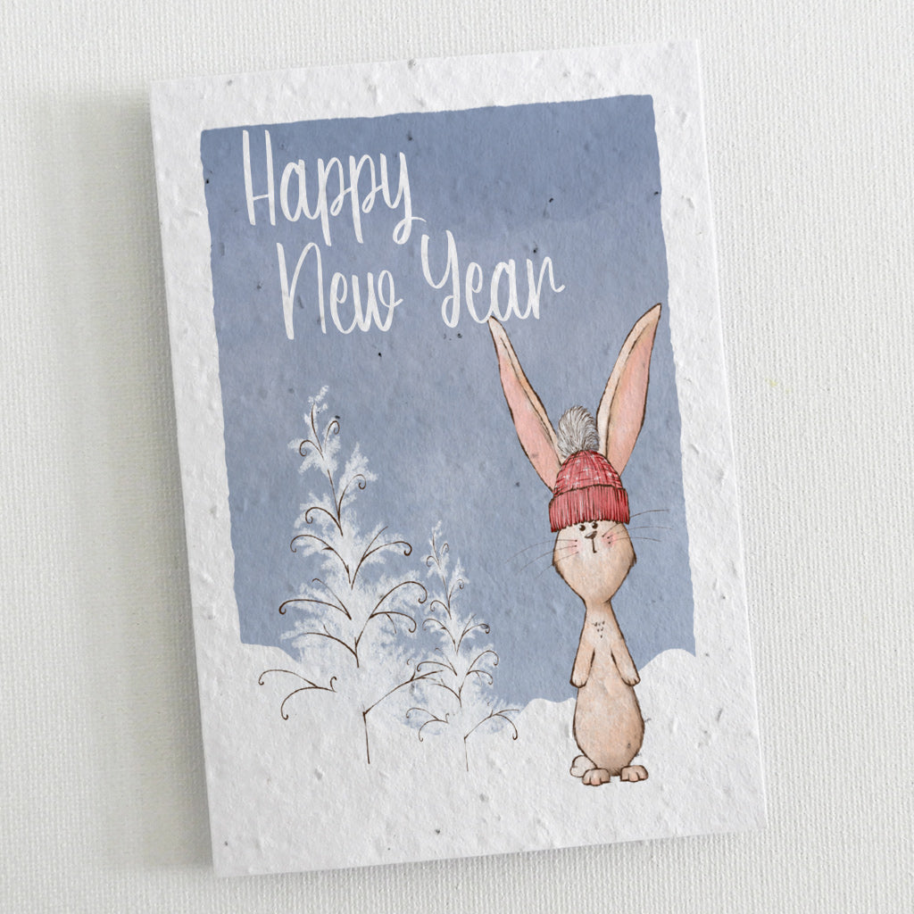 ecofriendly new year card