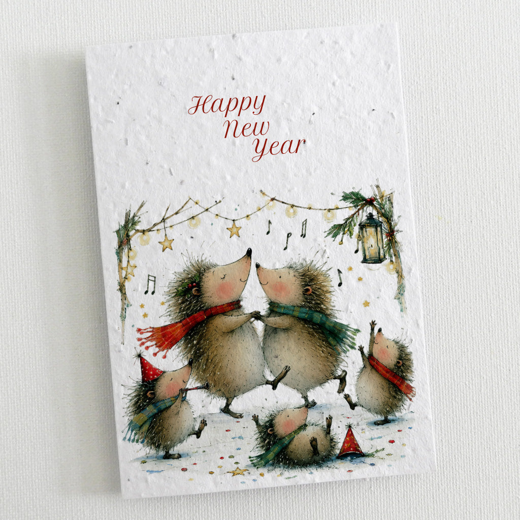 ecofriendly new year card