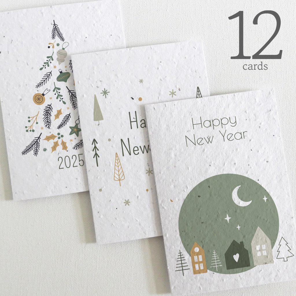 ecofriendly new year cards