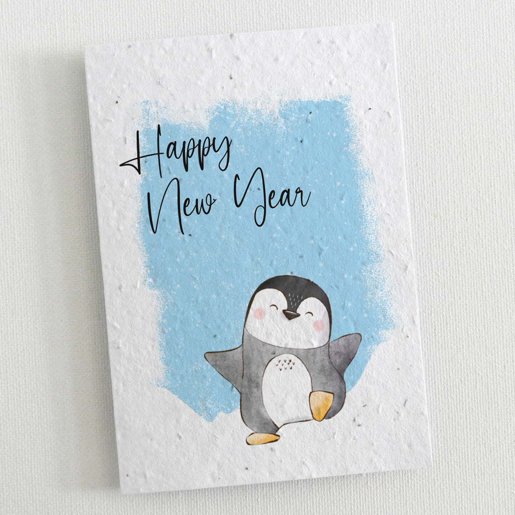 ecofriendly seed paper new year card