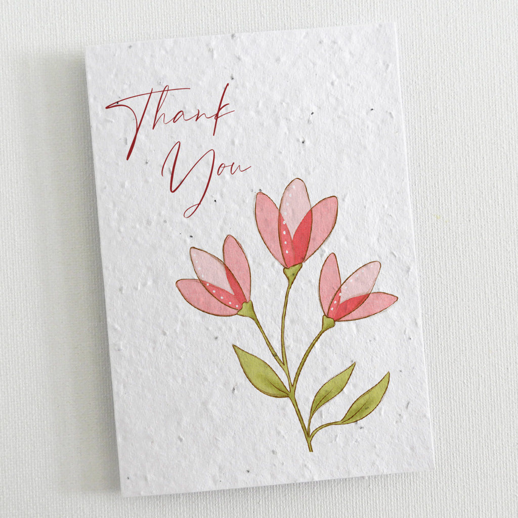 eco-friendly thank you card