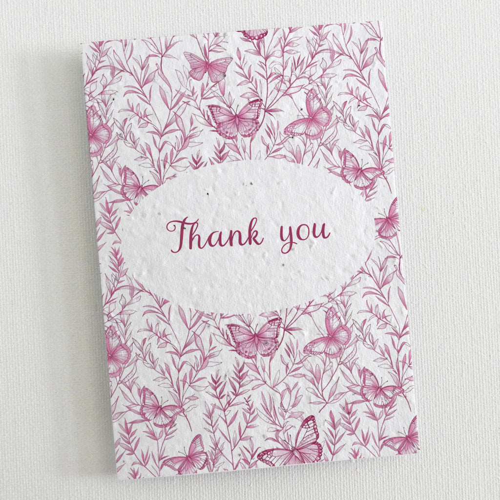 ecofriendly thank you card