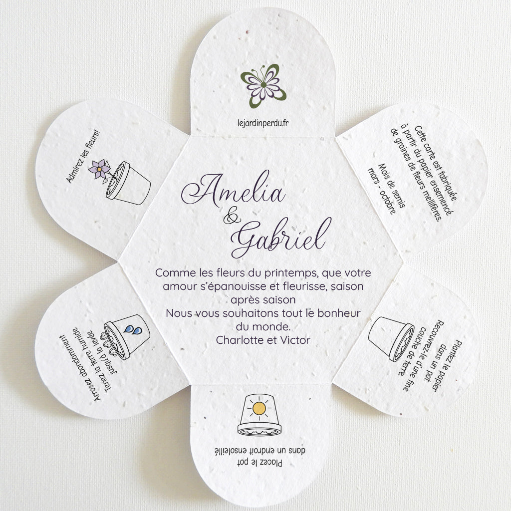 enveloppe cadeau argent à personnaliser