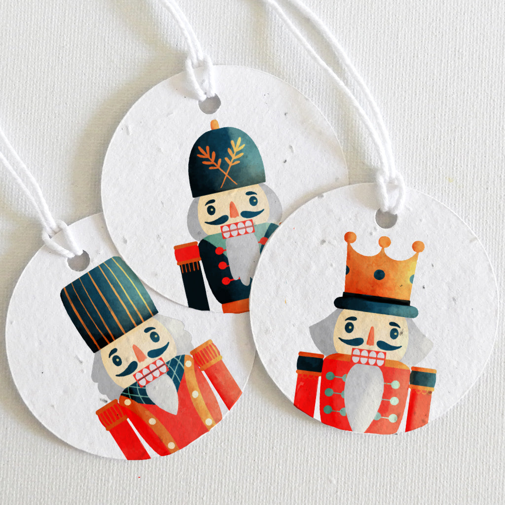 étiquettes cadeaux de Noël à planter