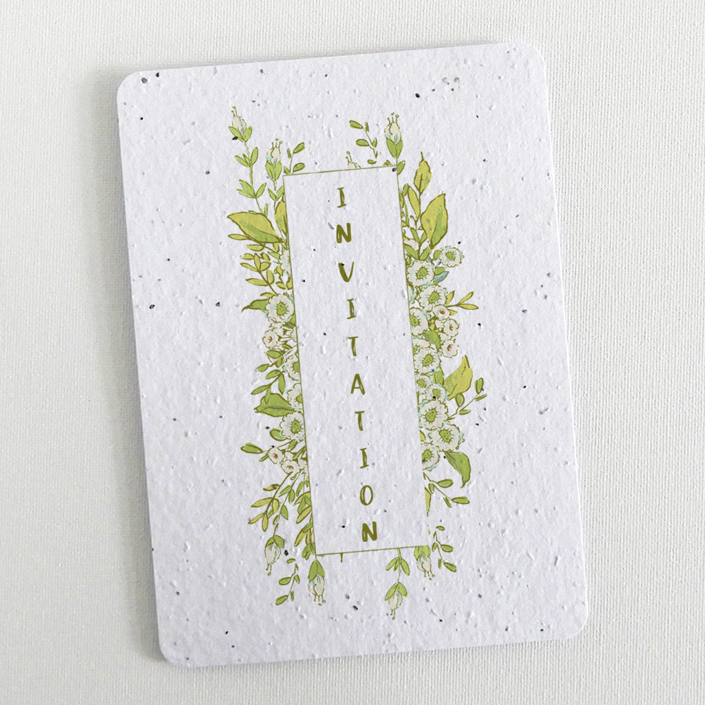 Invitation ensemencée