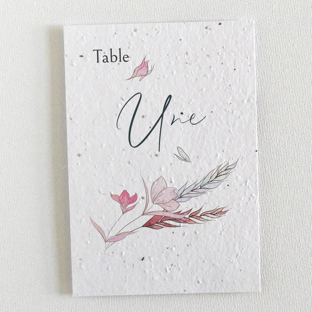 Mariage écoresponsable faire-part à planter