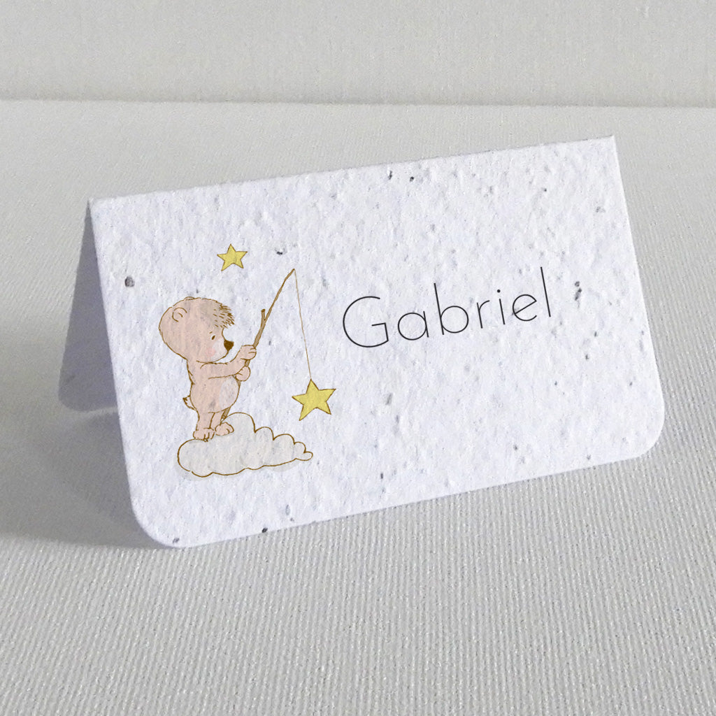 marque place baptême écoresponsable