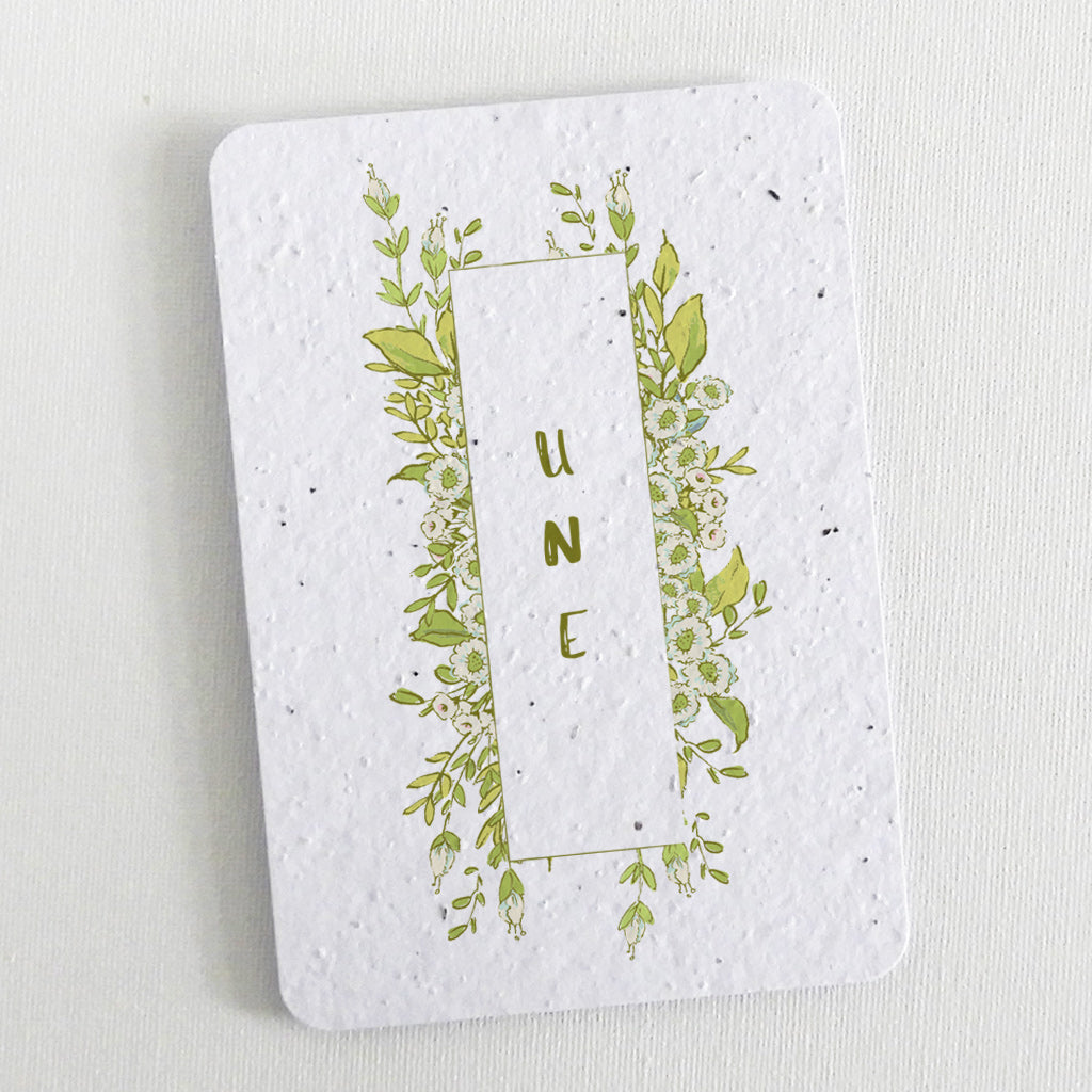 Numéro de table à planter