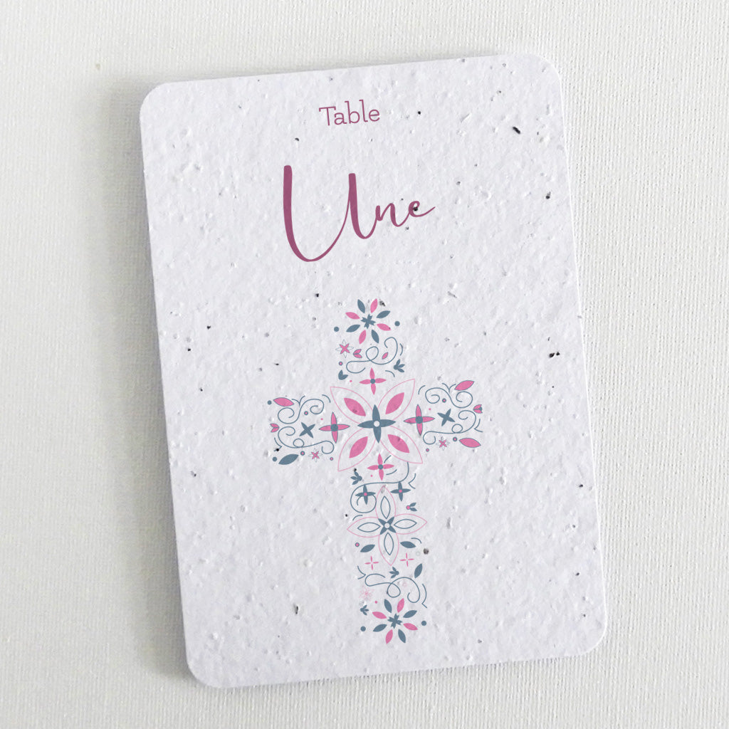 Numéro de table à planter